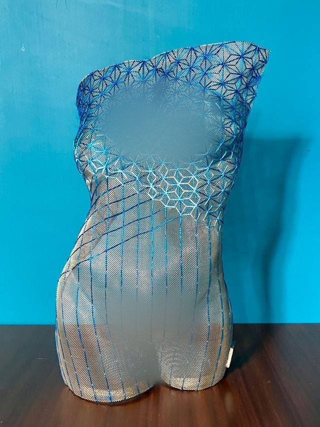 Blue Ombre Asanoha