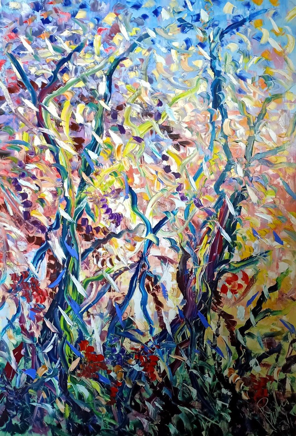 Luce e cespugli