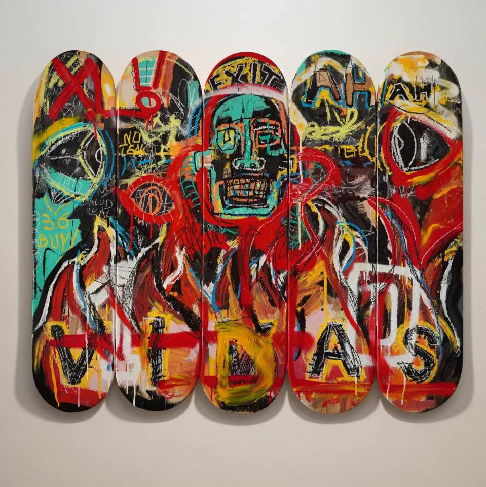 Vidas — Skateboard Deck Art